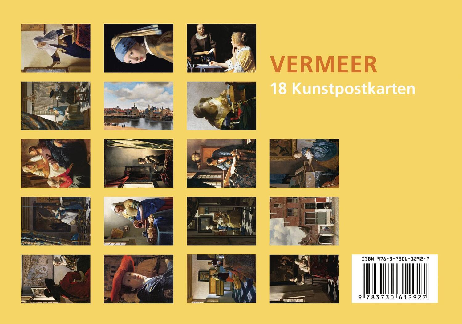 Bild: 9783730612927 | Postkarten-Set Jan Vermeer | Jan Vermeer van Delft | Stück | 20 S.