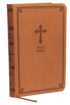 Cover: 9780785225874 | Kjv, Value Thinline Bible, Compact, Leathersoft, Brown, Red Letter...