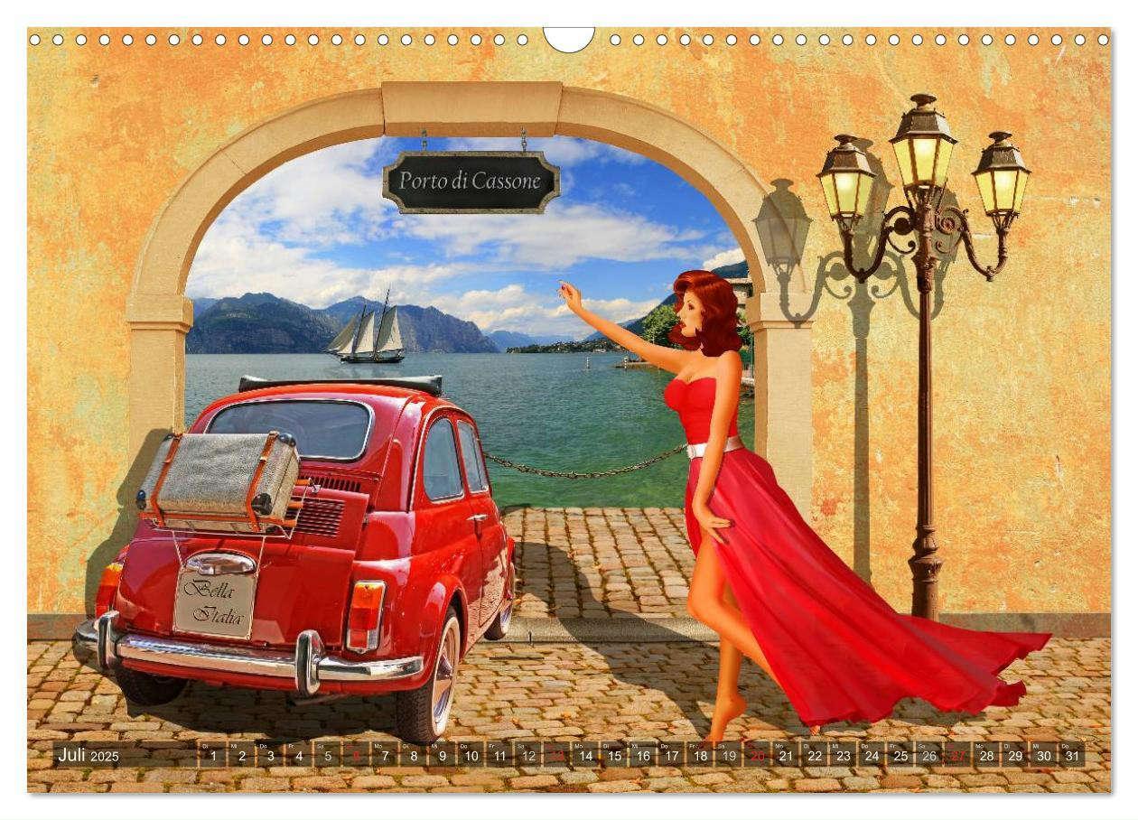 Bild: 9783435473380 | Oldtimer und Pin-Up Girls by Mausopardia (Wandkalender 2025 DIN A3...