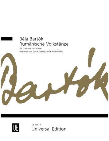 Cover: 9790008011283 | Rumänische Volkstänze | für Klarinette und Klavier. | Béla Bartók