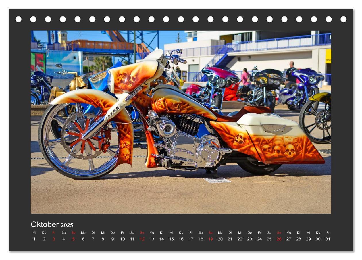 Bild: 9783435787753 | BEST OF HARLEY-DAVIDSON BAGGER-STYLE (Tischkalender 2025 DIN A5...