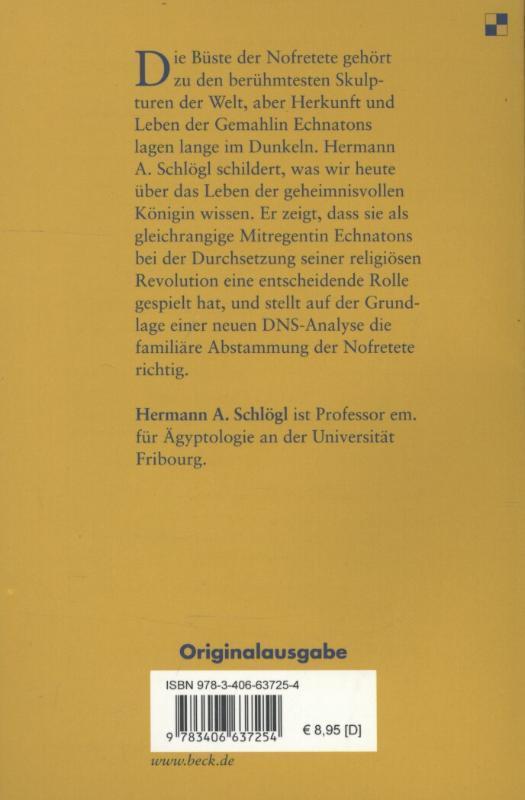 Rückseite: 9783406637254 | Nofretete | Die Wahrheit über die schöne Königin | Hermann A. Schlögl