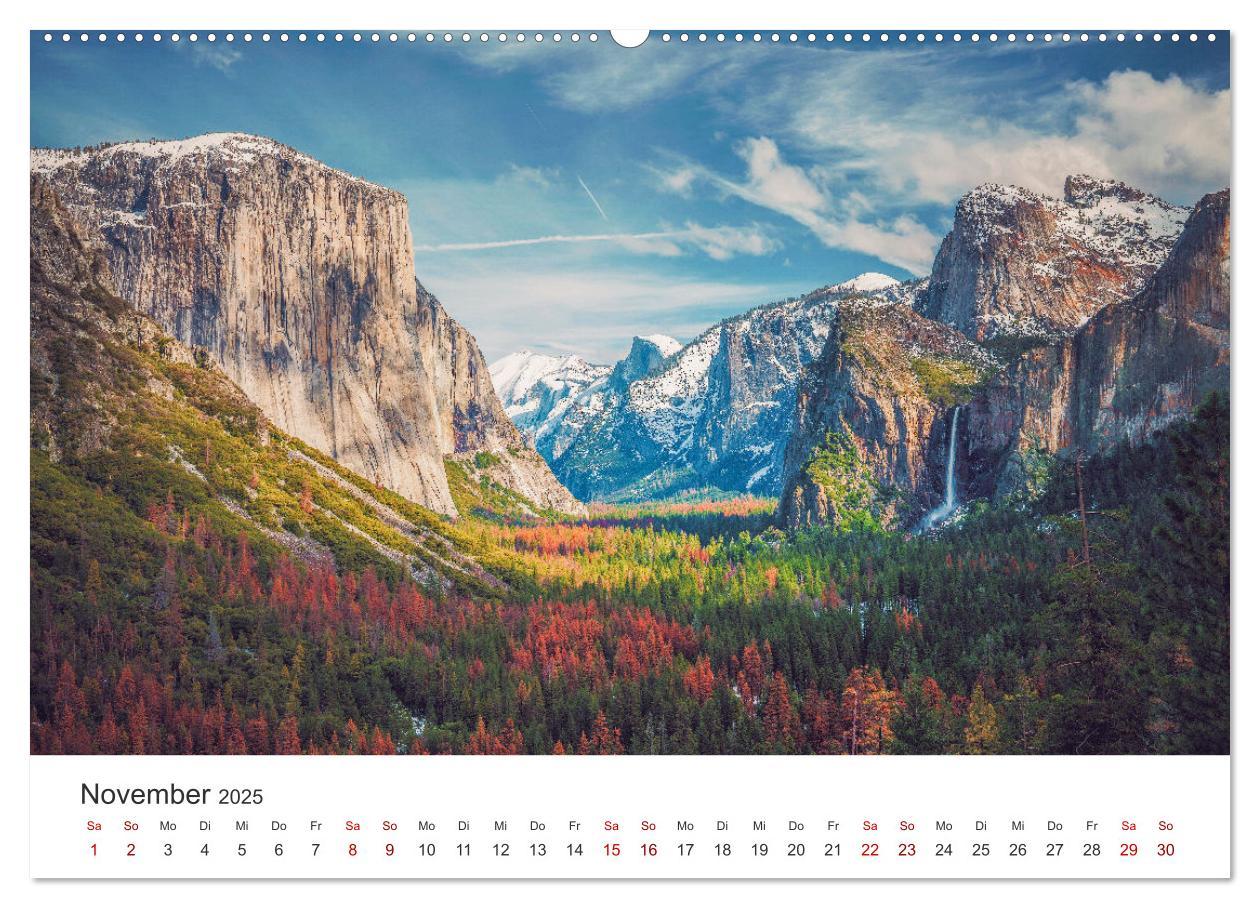 Bild: 9783435354337 | Yosemite - Nationalpark (Wandkalender 2025 DIN A2 quer), CALVENDO...