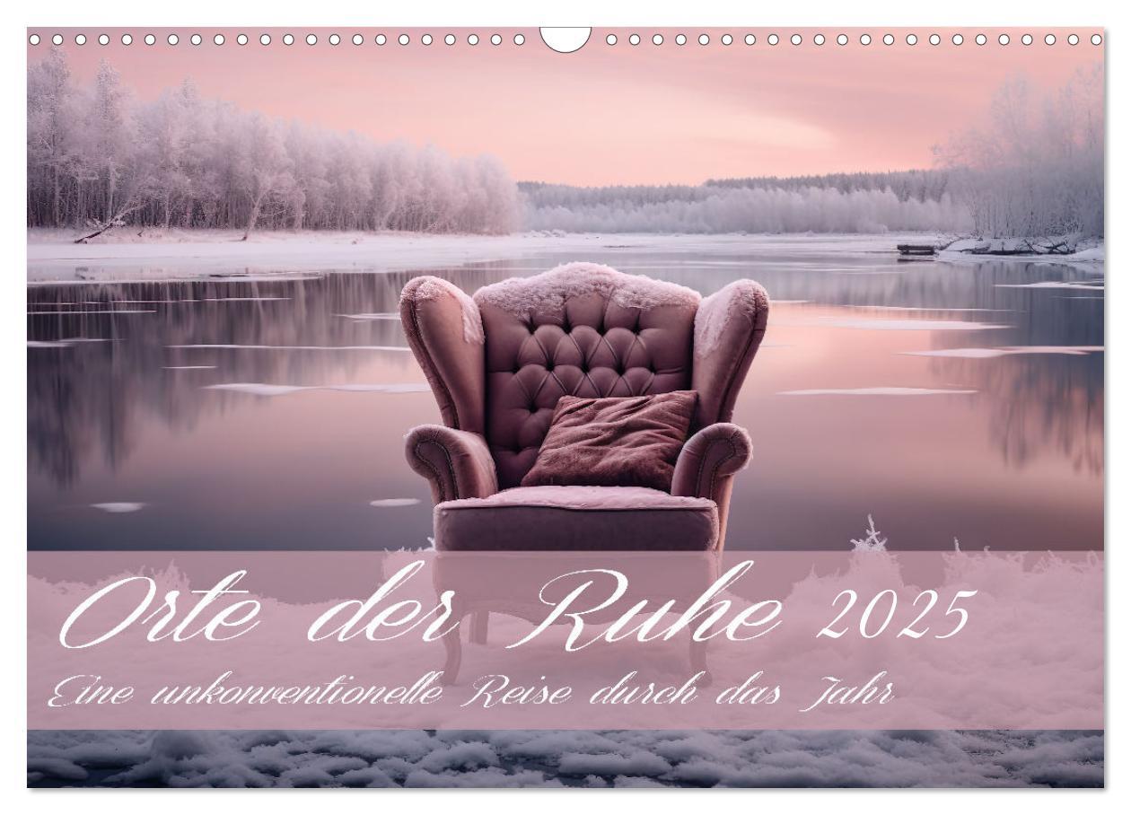 Cover: 9783383854446 | Orte der Ruhe (Wandkalender 2025 DIN A3 quer), CALVENDO Monatskalender