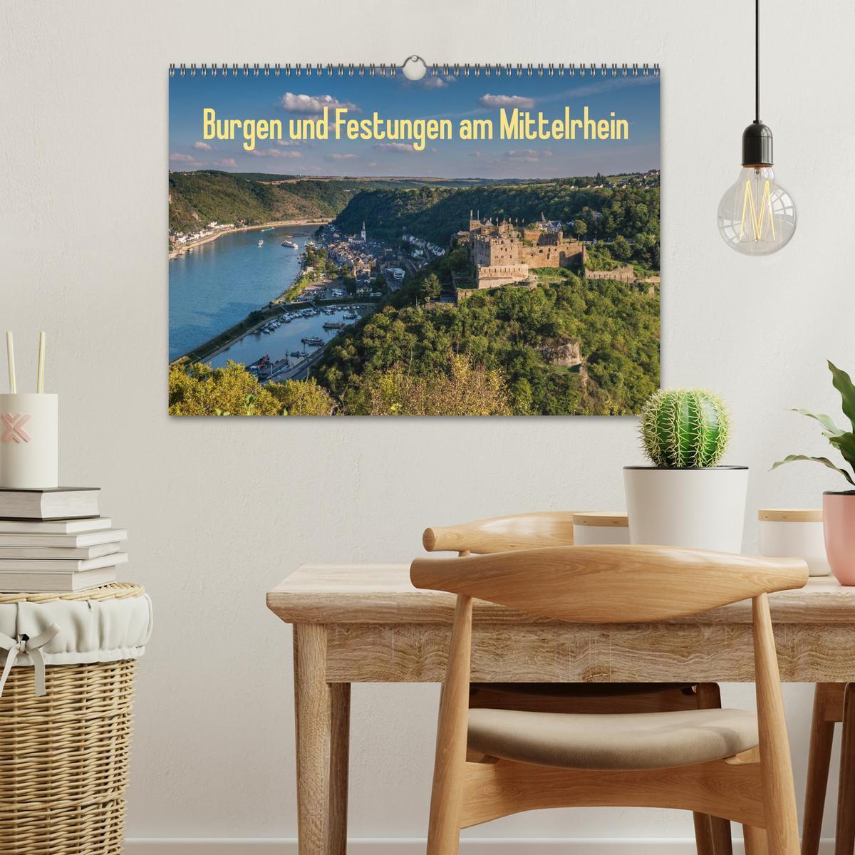 Bild: 9783435532919 | Burgen und Festungen am Mittelrhein (Wandkalender 2025 DIN A3...