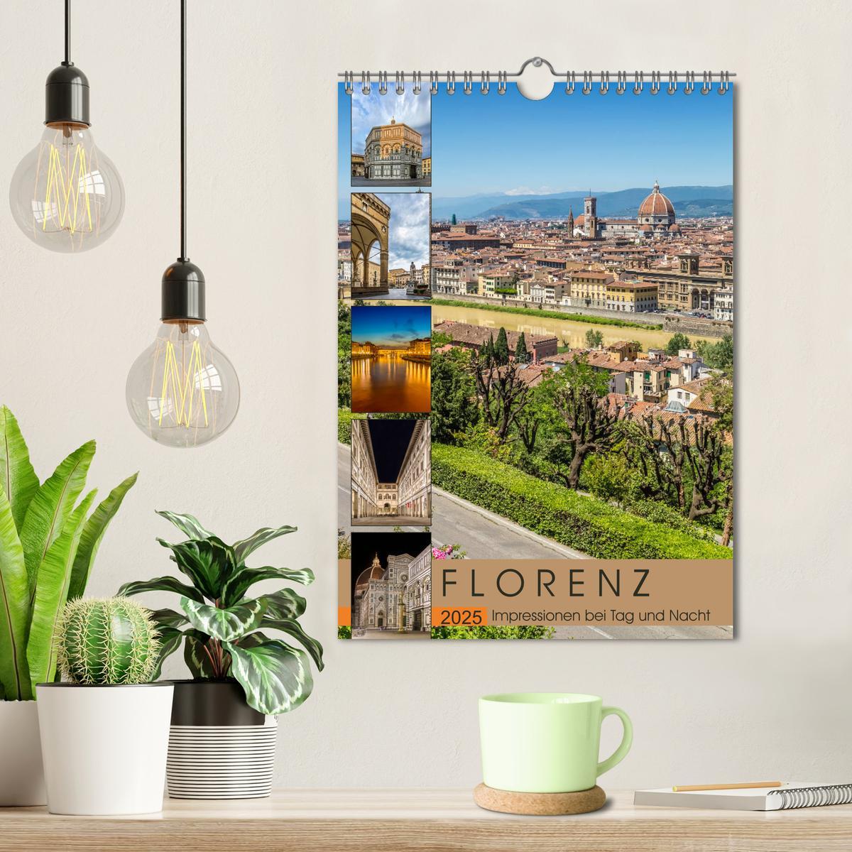 Bild: 9783457004210 | FLORENZ Impressionen bei Tag und Nacht (Wandkalender 2025 DIN A4...