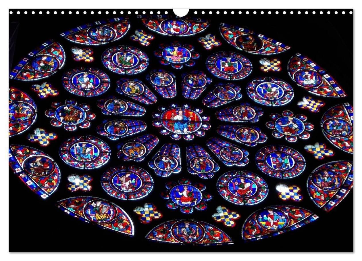 Bild: 9783435818990 | Bilder aus Licht - Notre Dame de Chartres (Wandkalender 2025 DIN A3...