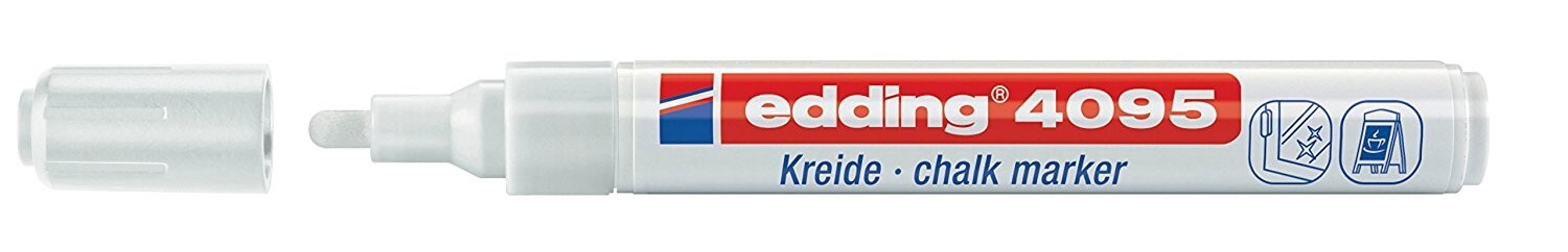 Cover: 4004764788125 | edding 4095 Kreidemarker Window Marker 2-3mm weiß | edding 4095 | 2019