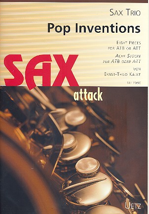 Cover: 9790501469109 | Pop Inventions für 3 Saxophone (ATB/ATT) Partitur und Stimmen | Kalke