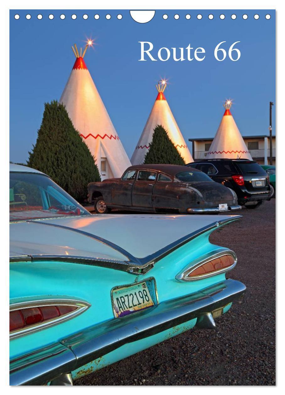 Cover: 9783457079881 | Route 66 (Wandkalender 2025 DIN A4 hoch), CALVENDO Monatskalender