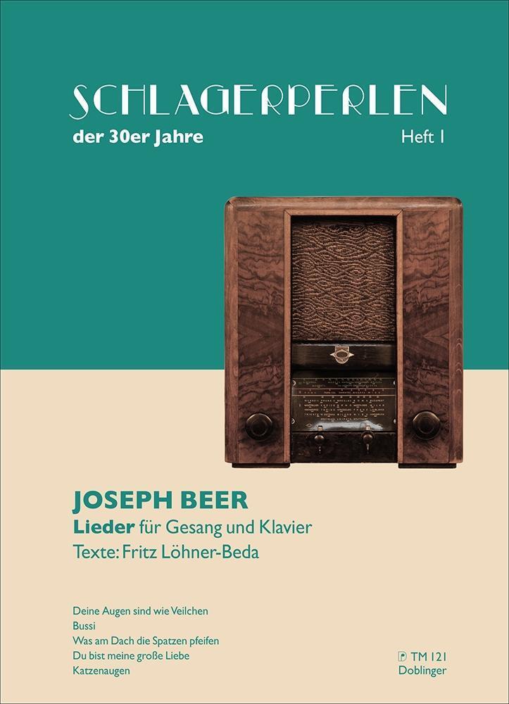 Cover: 9790012201595 | Schlagerperlen - der 30er Jahre - Heft 1 | Lieder | Beer (u. a.)