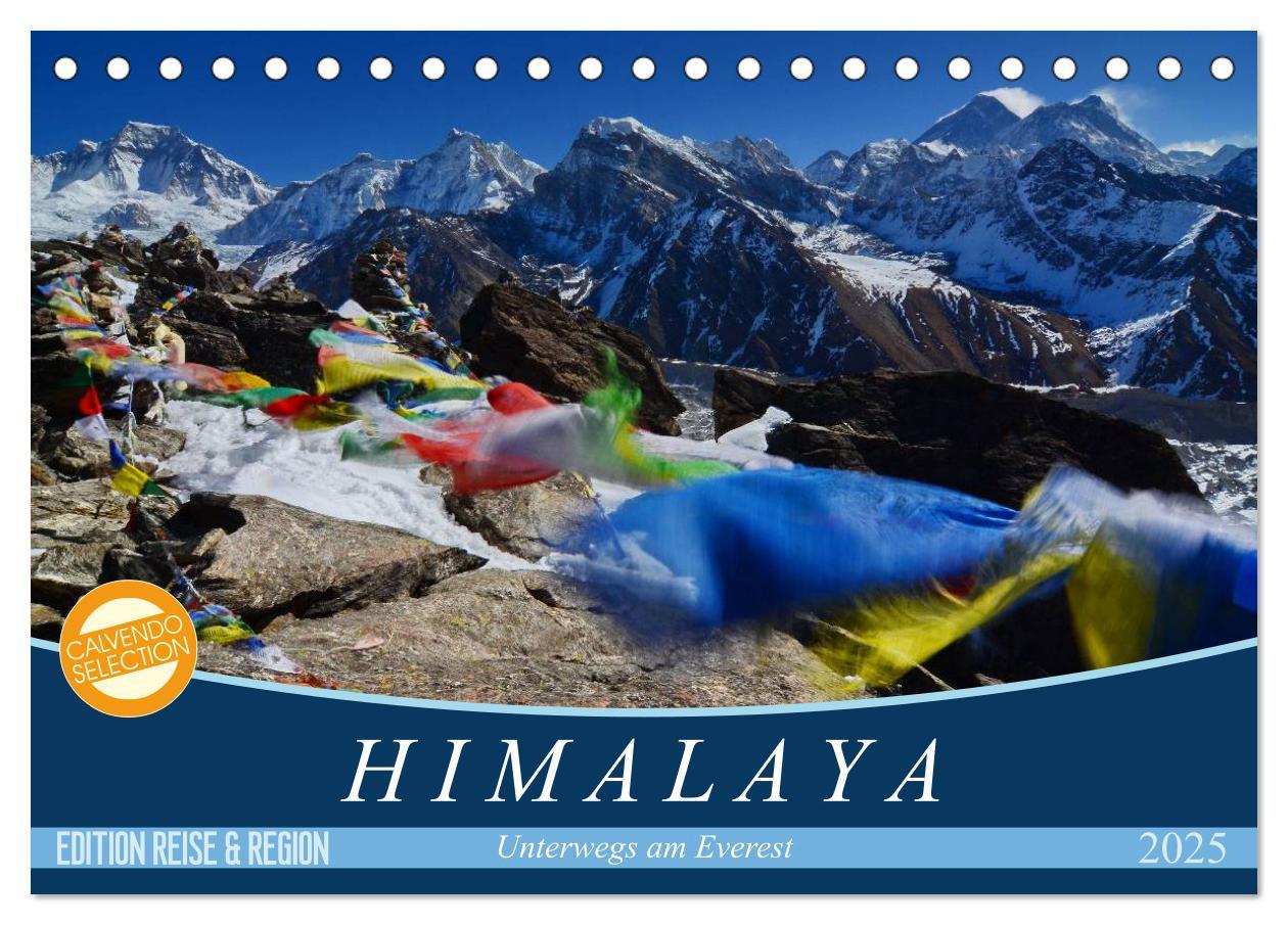 Cover: 9783435661992 | Himalaya (Tischkalender 2025 DIN A5 quer), CALVENDO Monatskalender