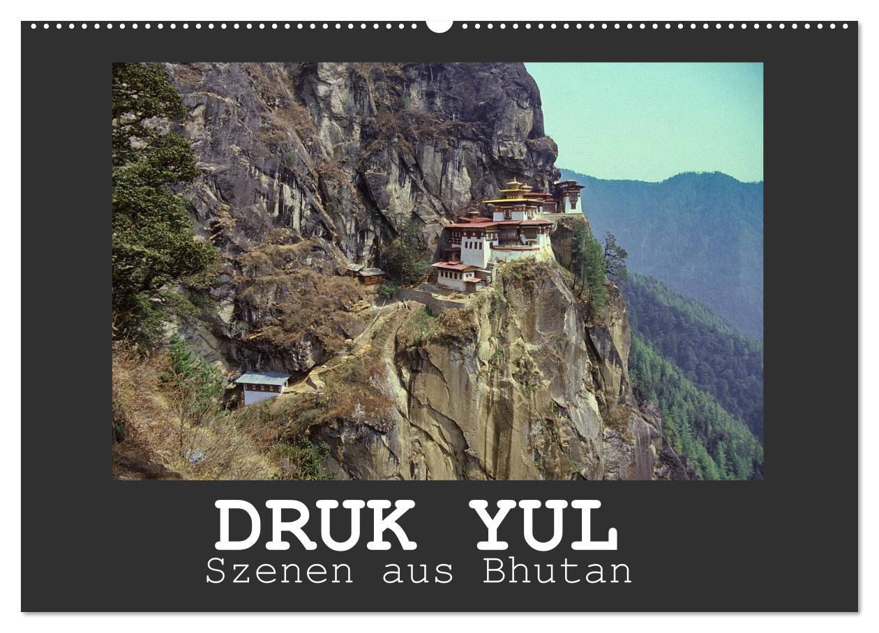 Cover: 9783435464814 | Druk Yul - Szenen aus Bhutan (Wandkalender 2025 DIN A2 quer),...