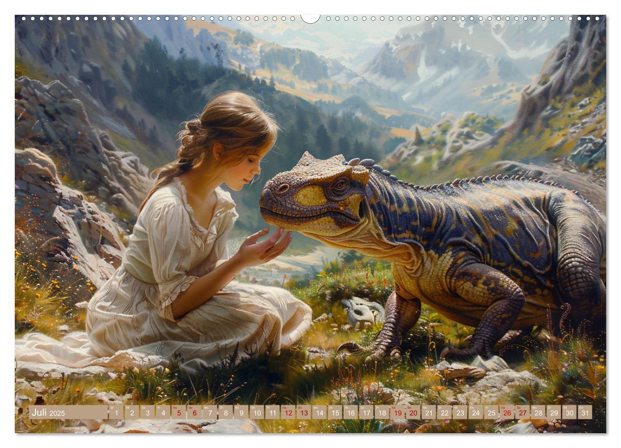 Bild: 9783383802546 | Meine Freunde sind Dinosaurier (Wandkalender 2025 DIN A2 quer),...