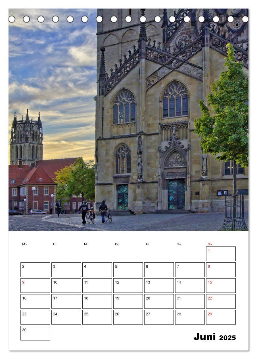 Bild: 9783457027417 | Münster entdecken (Tischkalender 2025 DIN A5 hoch), CALVENDO...