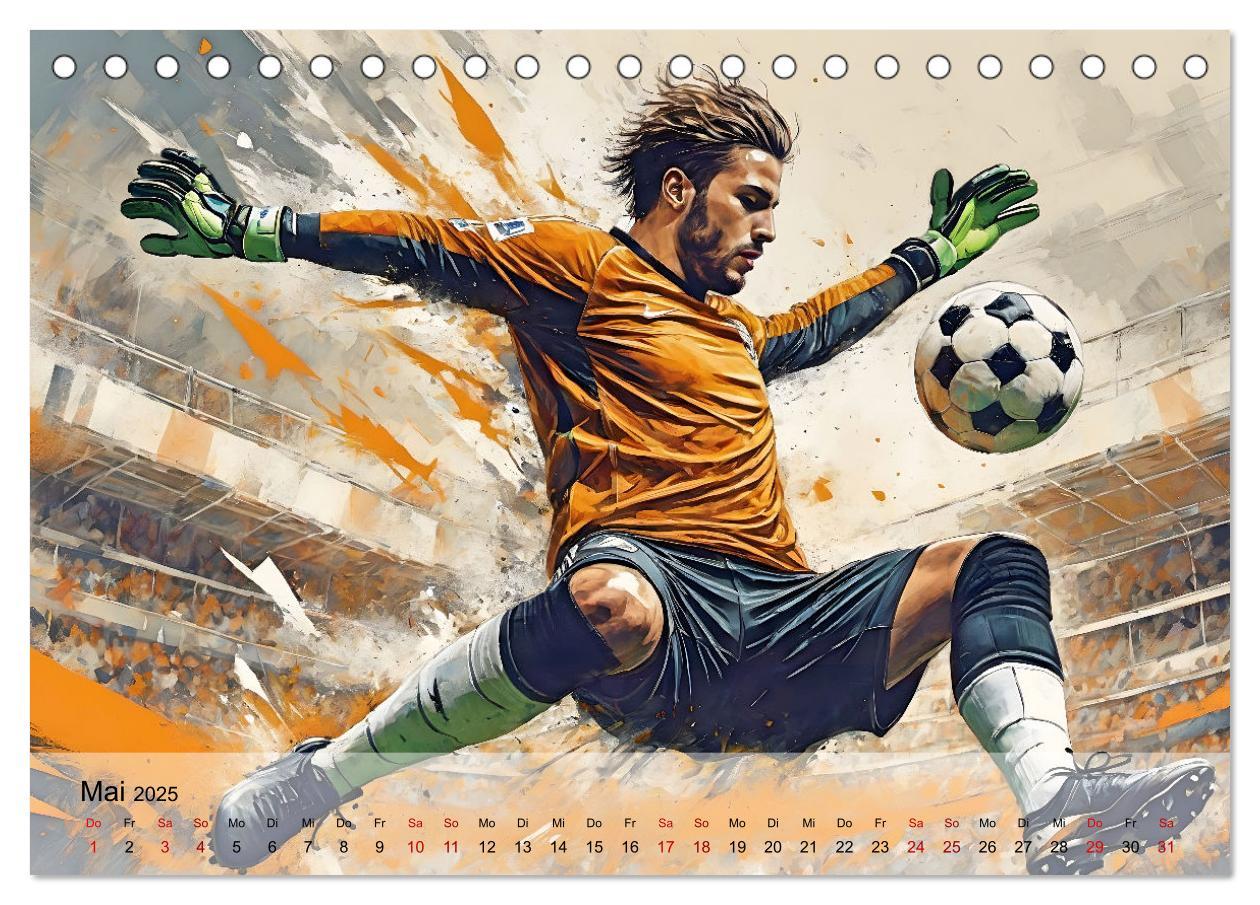 Bild: 9783457178904 | Fußball - Finale (Tischkalender 2025 DIN A5 quer), CALVENDO...