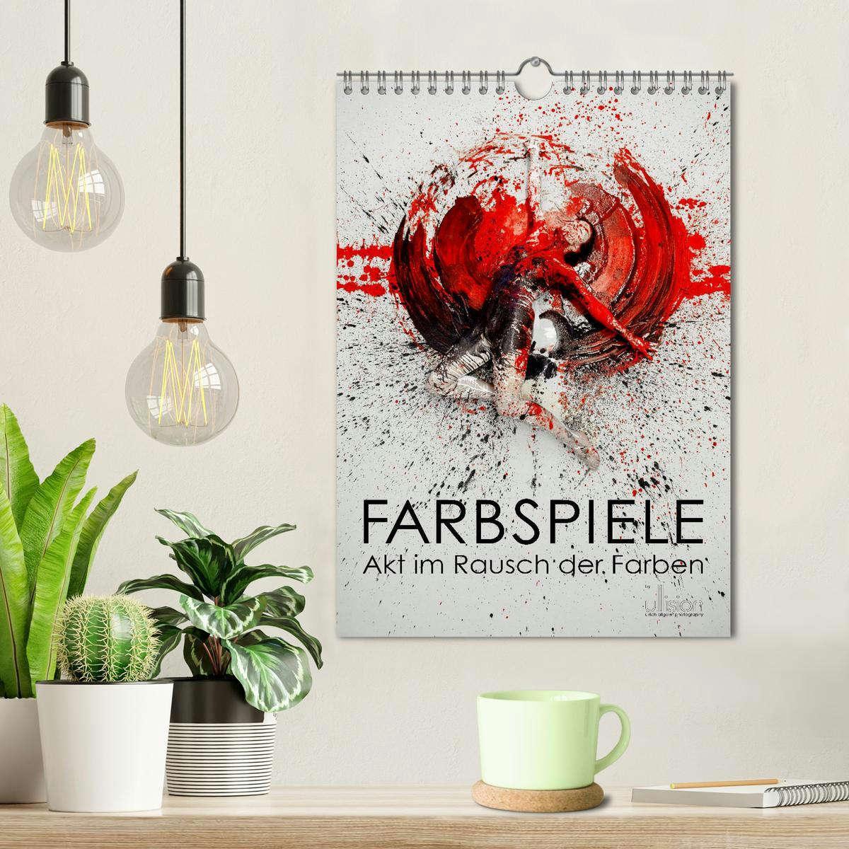 Bild: 9783457014868 | Farbspiele - Akt im Rausch der Farben (Wandkalender 2025 DIN A4...