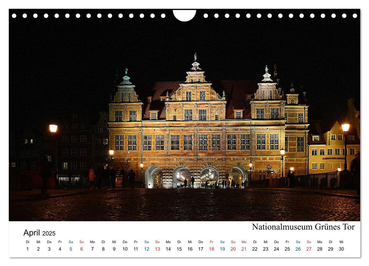 Bild: 9783435492459 | Das alte Danzig - Ein Stadtbummel am Abend (Wandkalender 2025 DIN...