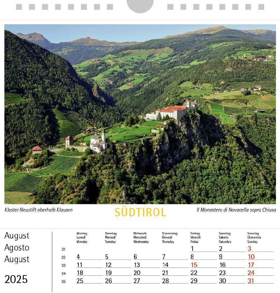 Bild: 9788887531657 | Südtirol 025, Postkartenkalender Querformat | Kalender | 2025