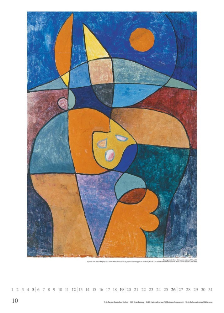 Bild: 4250809653297 | DUMONT - Paul Klee 2025 Kunst-Kalender, 50x70cm, Posterkalender mit...