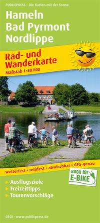 Cover: 9783747303580 | Hameln - Bad Pyrmont - Nordlippe 1:50 000 | (Land-)Karte | Deutsch