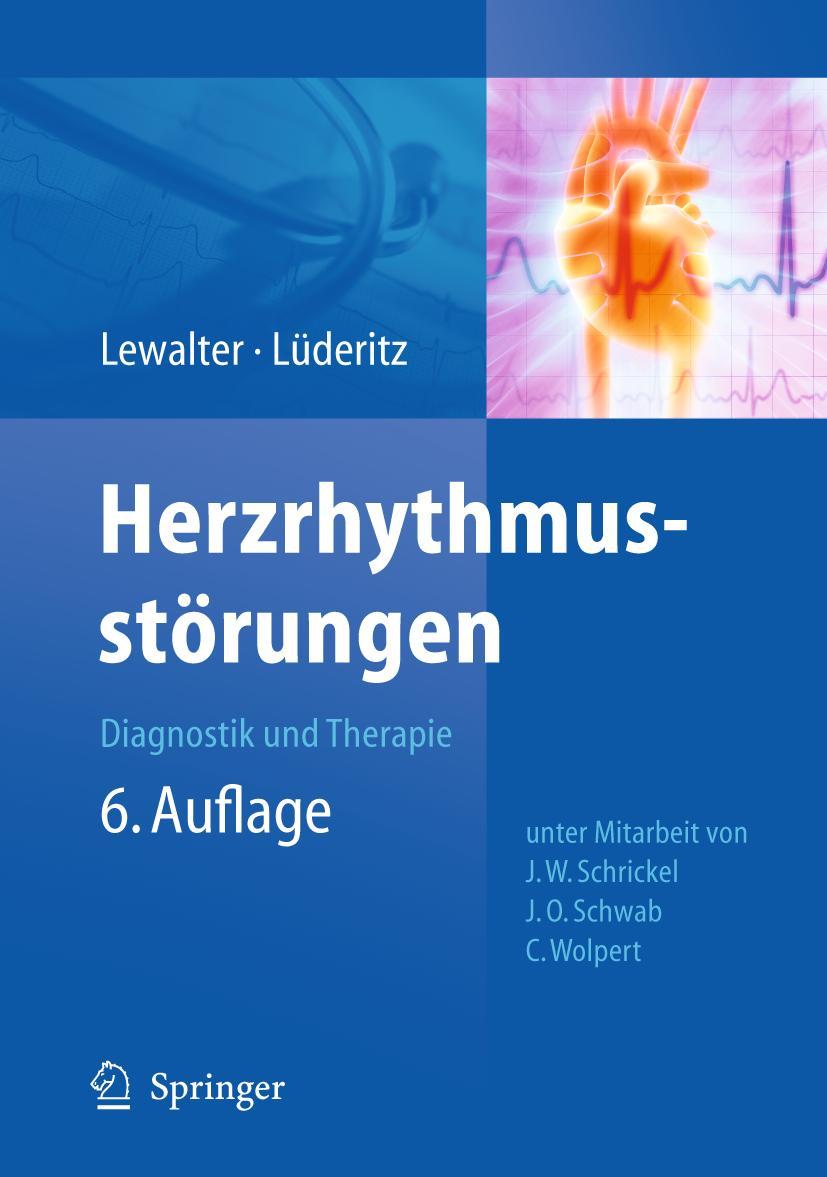 Cover: 9783540767541 | Herzrhythmusstörungen | Diagnostik und Therapie | Lüderitz (u. a.)