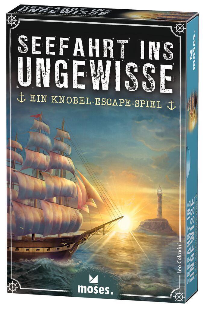 Cover: 4033477903808 | Seefahrt ins Ungewisse | Ein Knobel-Escape Spiel | Leo Colovini | 2021