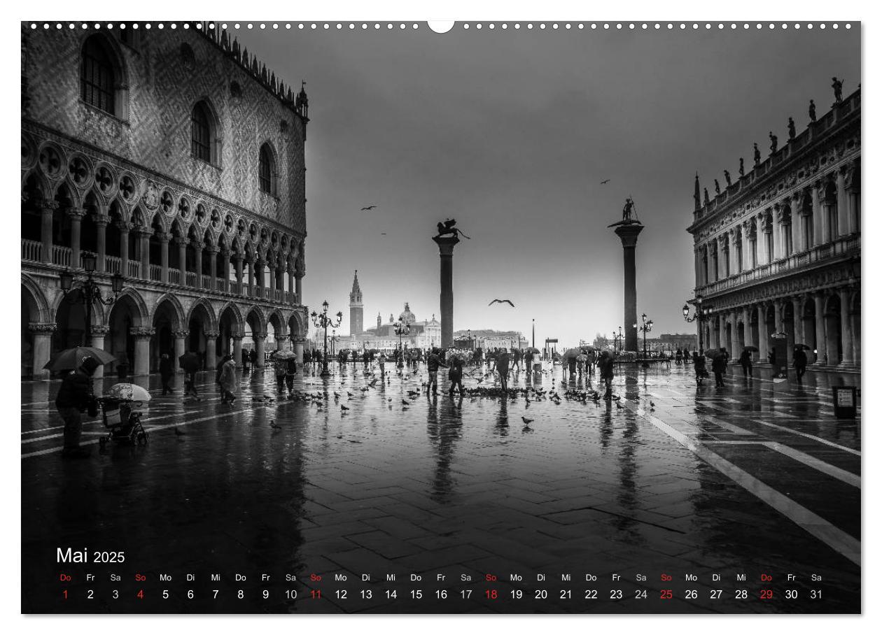 Bild: 9783435684366 | Venedig - Licht und Schatten (Wandkalender 2025 DIN A2 quer),...