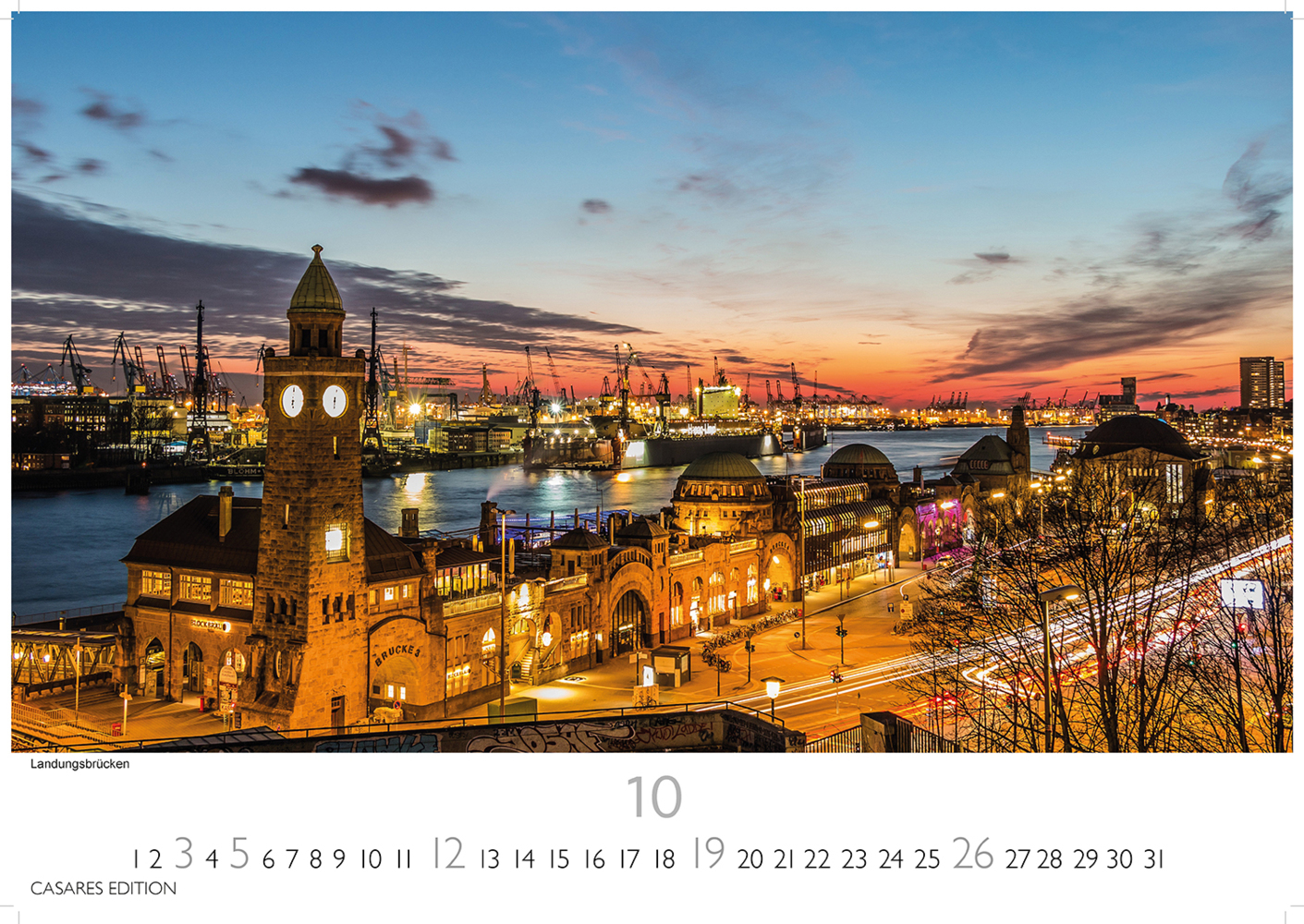 Bild: 9781835242964 | Hamburg 2025 L 35x50cm | Kalender | 14 S. | Deutsch | 2025