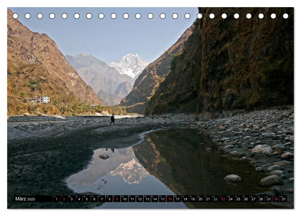 Bild: 9783435623686 | Nepal - Jomsom Trek (Tischkalender 2025 DIN A5 quer), CALVENDO...