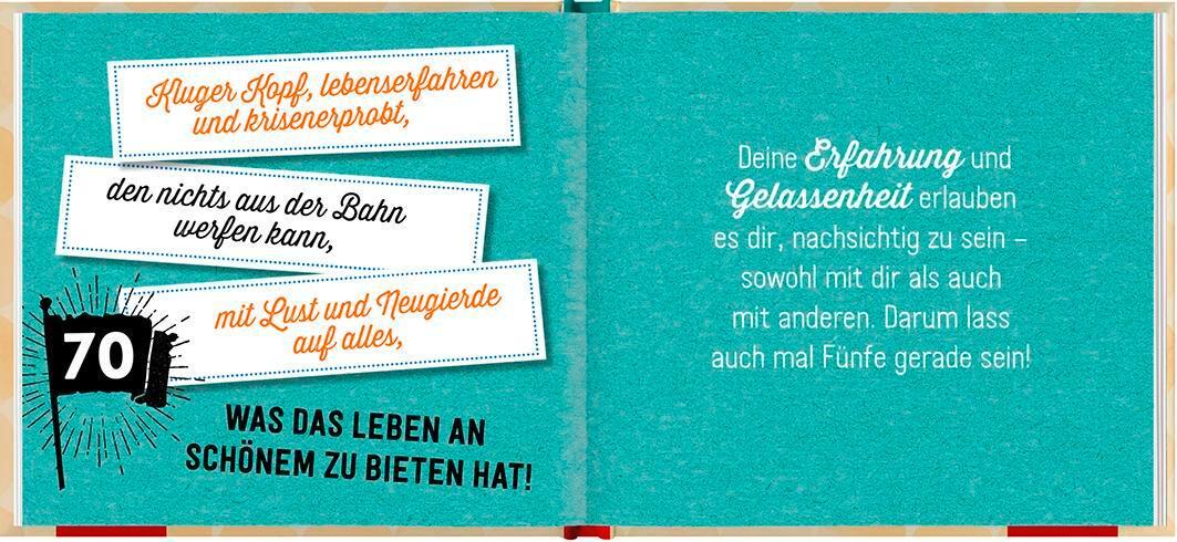 Bild: 9783848524075 | 70 werden ist unfassbar genial! | Groh Verlag | Buch | 48 S. | Deutsch