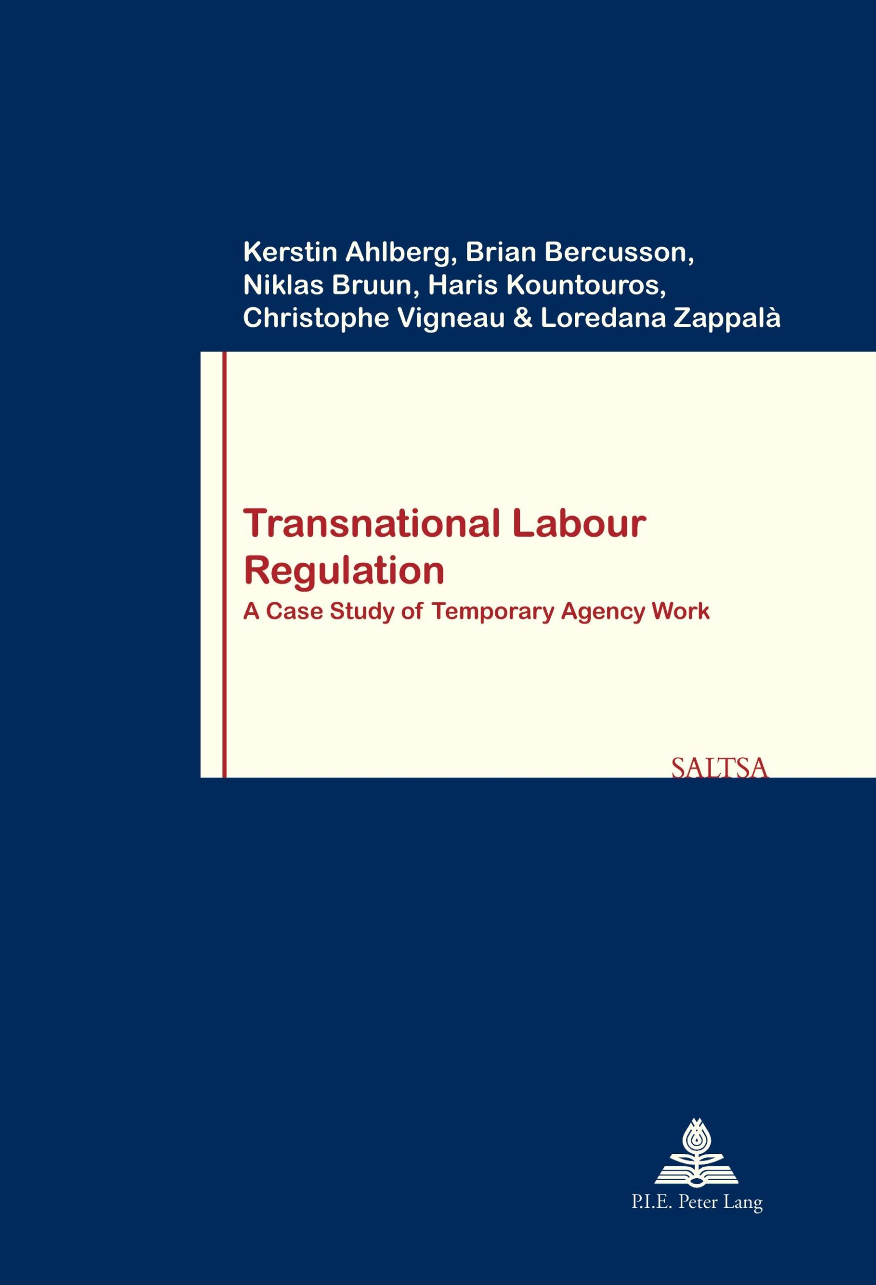 Cover: 9789052014173 | Transnational Labour Regulation | Brian Bercusson (u. a.) | Buch