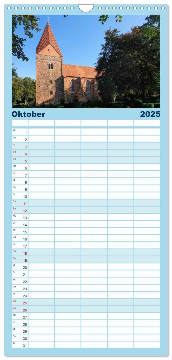 Bild: 9783457107096 | Familienplaner 2025 - Osteeinsel Poel mit 5 Spalten (Wandkalender,...