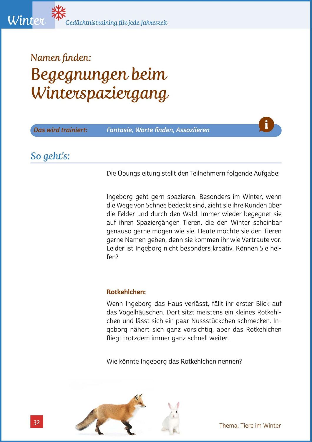 Bild: 9783944360256 | Gedächtnistraining für jede Jahreszeit - Winter | Natali Mallek | Buch