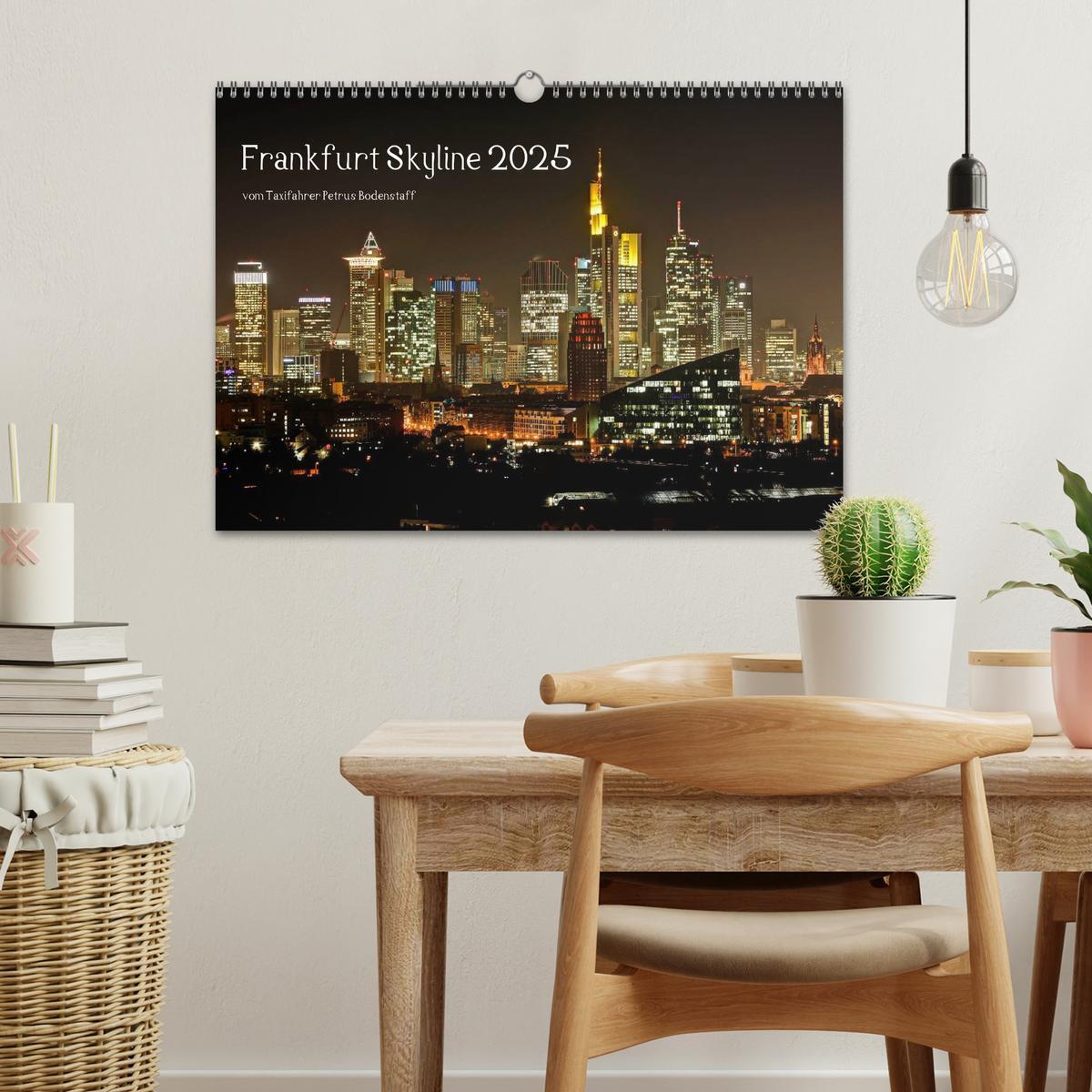 Bild: 9783435613236 | Frankfurt Skyline von Petrus Bodenstaff (Wandkalender 2025 DIN A3...