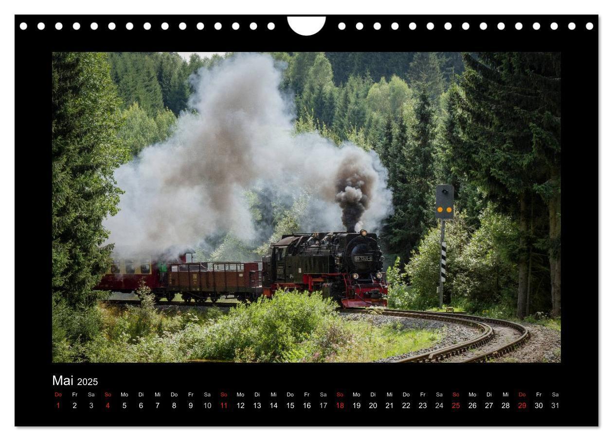 Bild: 9783435674480 | Dampferlebnis im Harz (Wandkalender 2025 DIN A4 quer), CALVENDO...