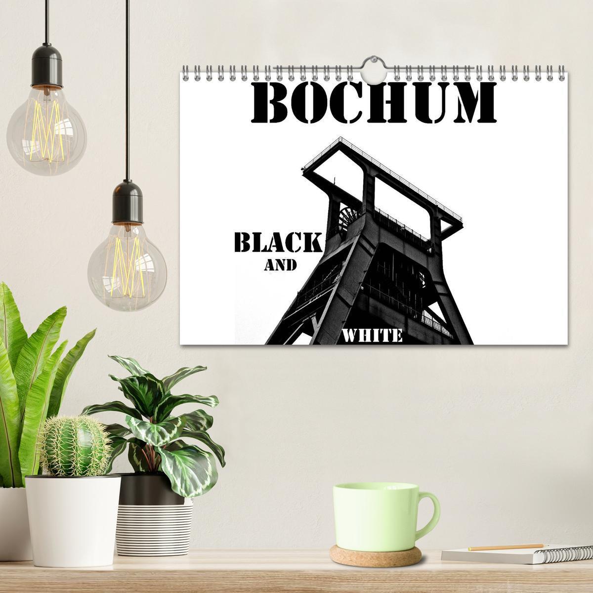 Bild: 9783435479290 | Bochum Black and White (Wandkalender 2025 DIN A4 quer), CALVENDO...