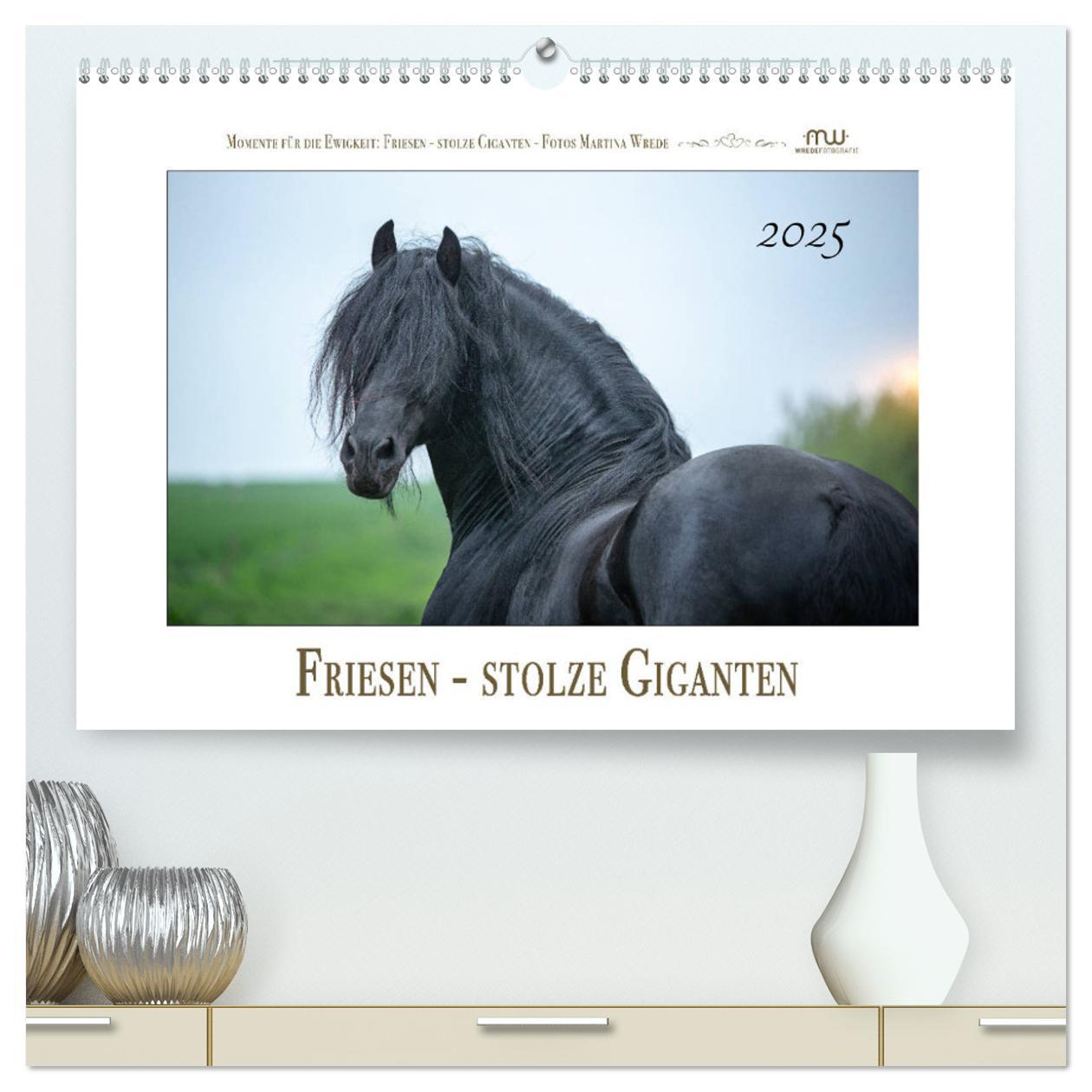 Cover: 9783435234127 | Friesen - stolze Giganten (hochwertiger Premium Wandkalender 2025...