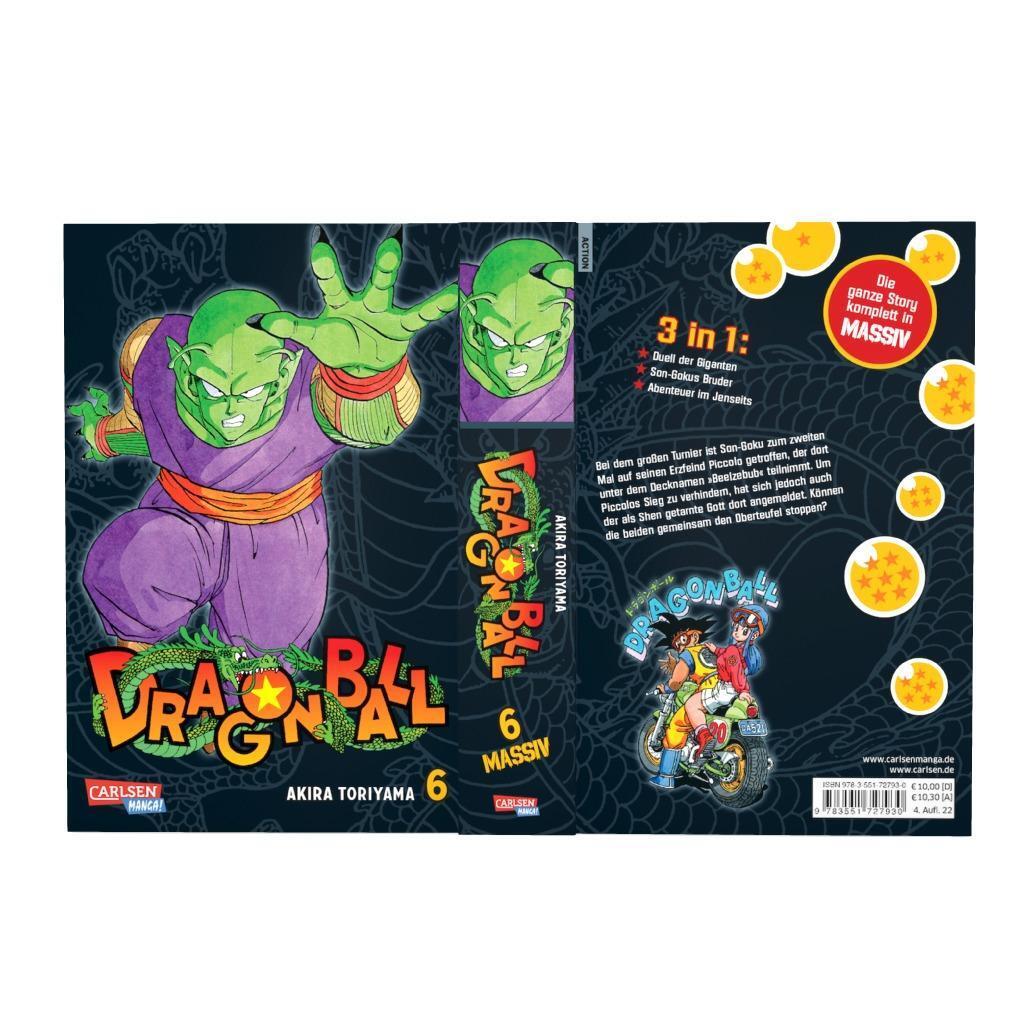 Bild: 9783551727930 | Dragon Ball Massiv 6 | Die Originalserie als 3-in-1-Edition! | Buch