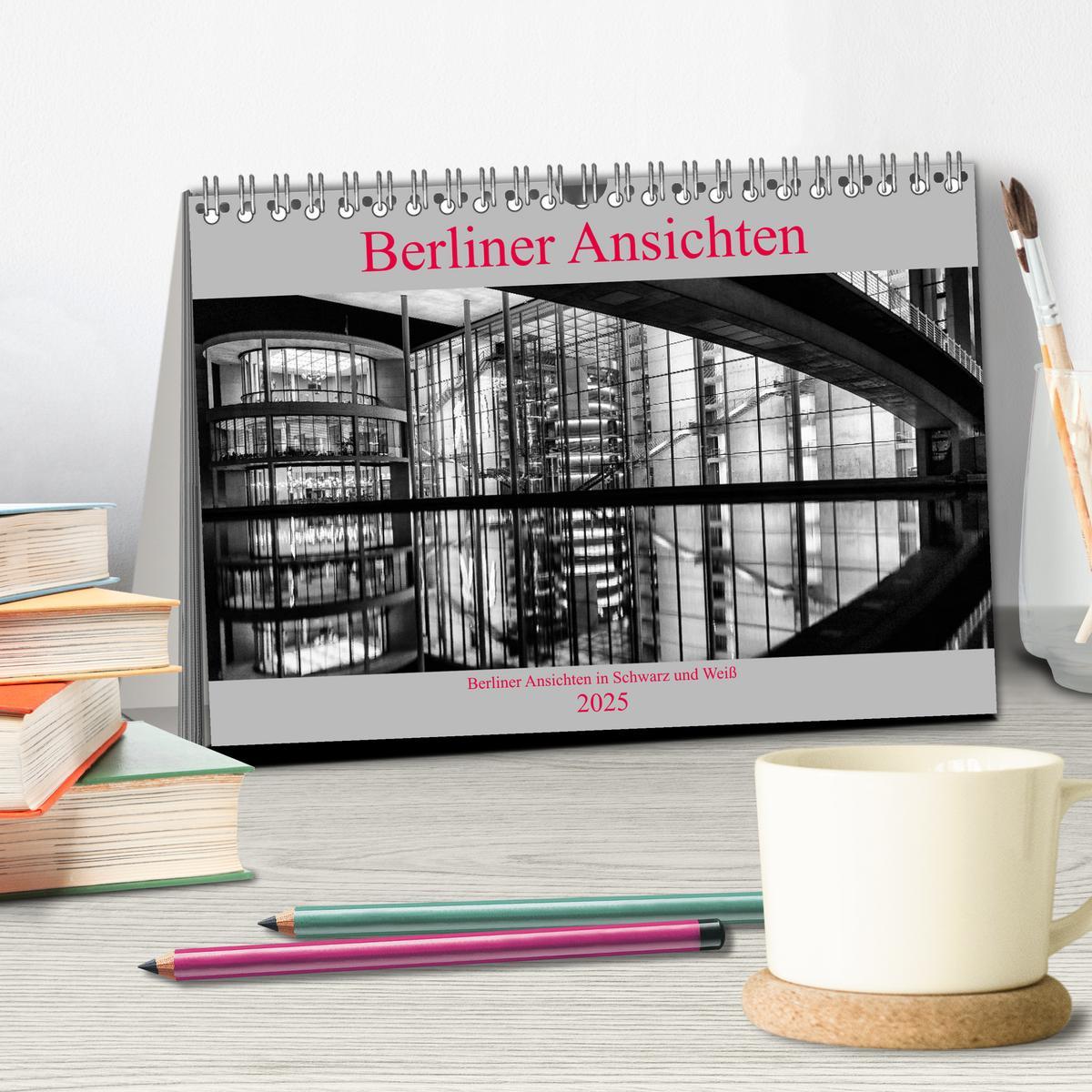 Bild: 9783435566945 | Berliner Ansichten in Schwarz und Weiß (Tischkalender 2025 DIN A5...