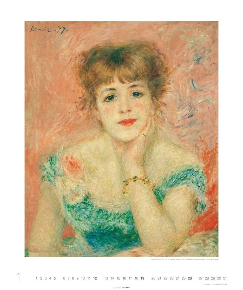 Bild: 9783839900871 | Auguste Renoir Edition Kalender 2025 | Auguste Renoir | Kalender