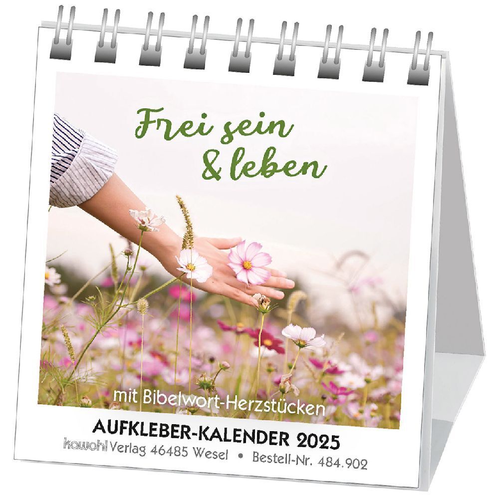 Cover: 9783754890257 | Frei sein &amp; leben 2025 | Aufkleber-Kalender | Kalender | 14 S. | 2025