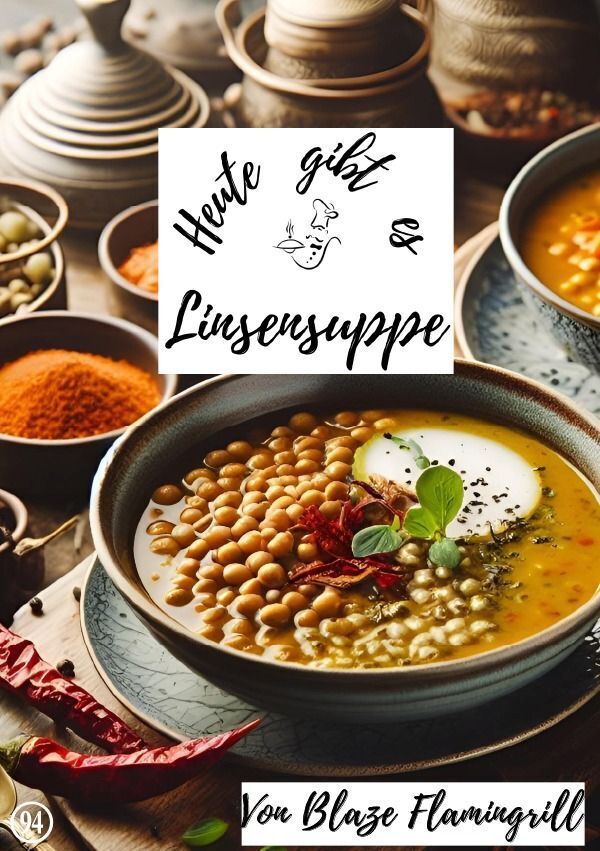 Cover: 9783758422188 | Heute gibt es - Linsensuppe | 30 tolle Linsensuppe Rezepte. DE | Buch