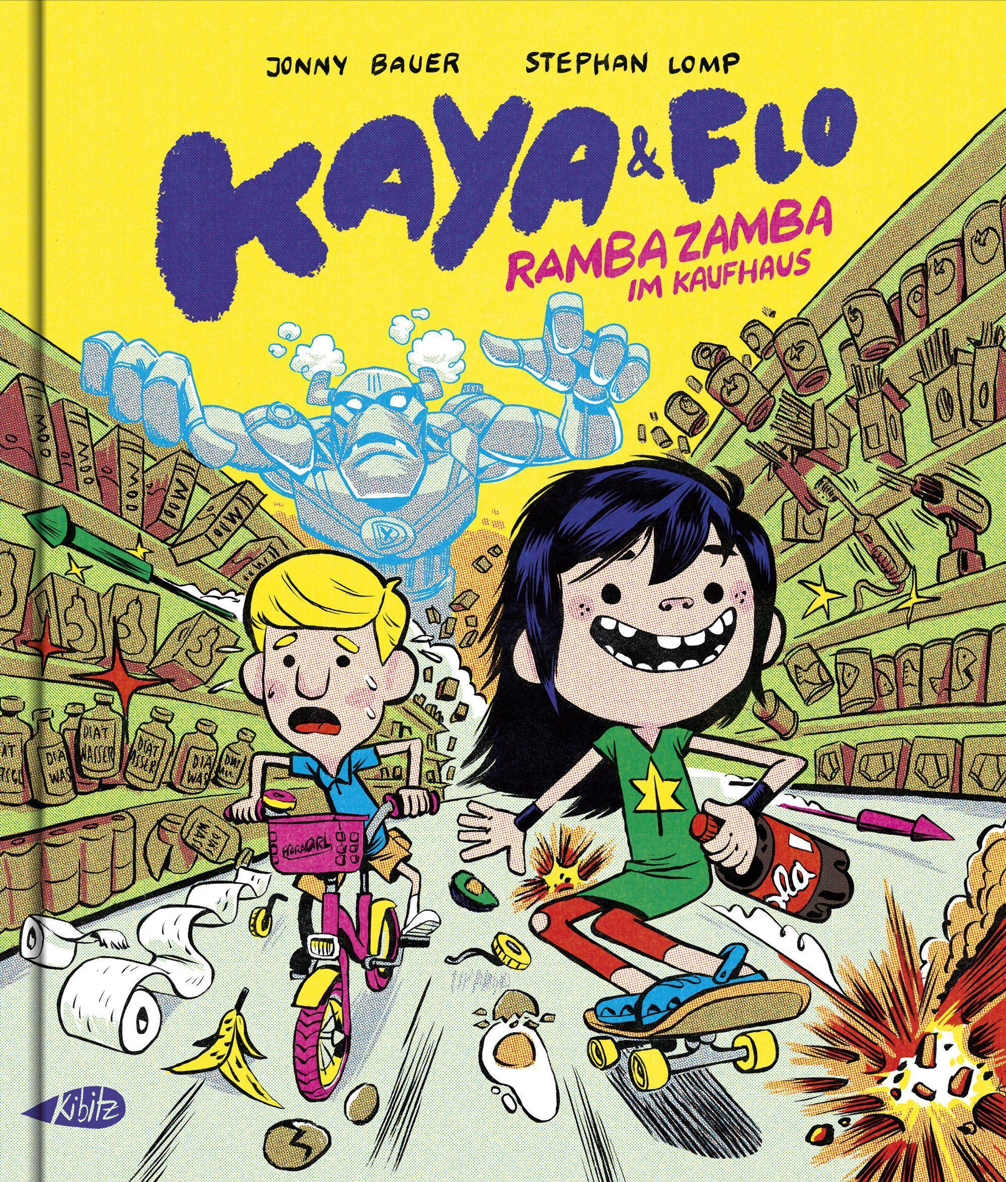 Cover: 9783948690168 | Kaya &amp; Flo | Rambazamba im Kaufhaus | Jonny Bauer | Buch | 48 S.