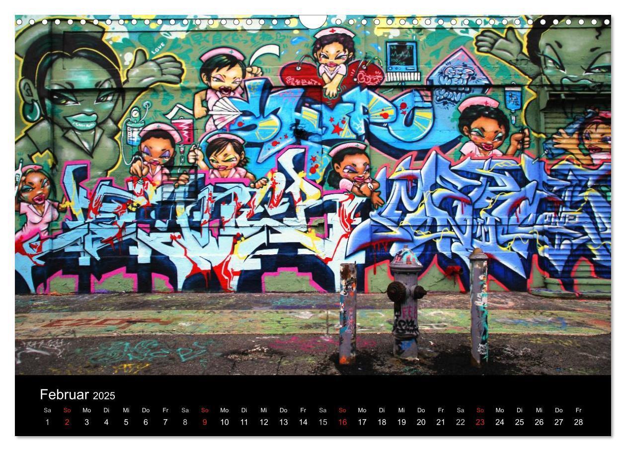 Bild: 9783435814060 | New York Street Art Kalender (Wandkalender 2025 DIN A3 quer),...