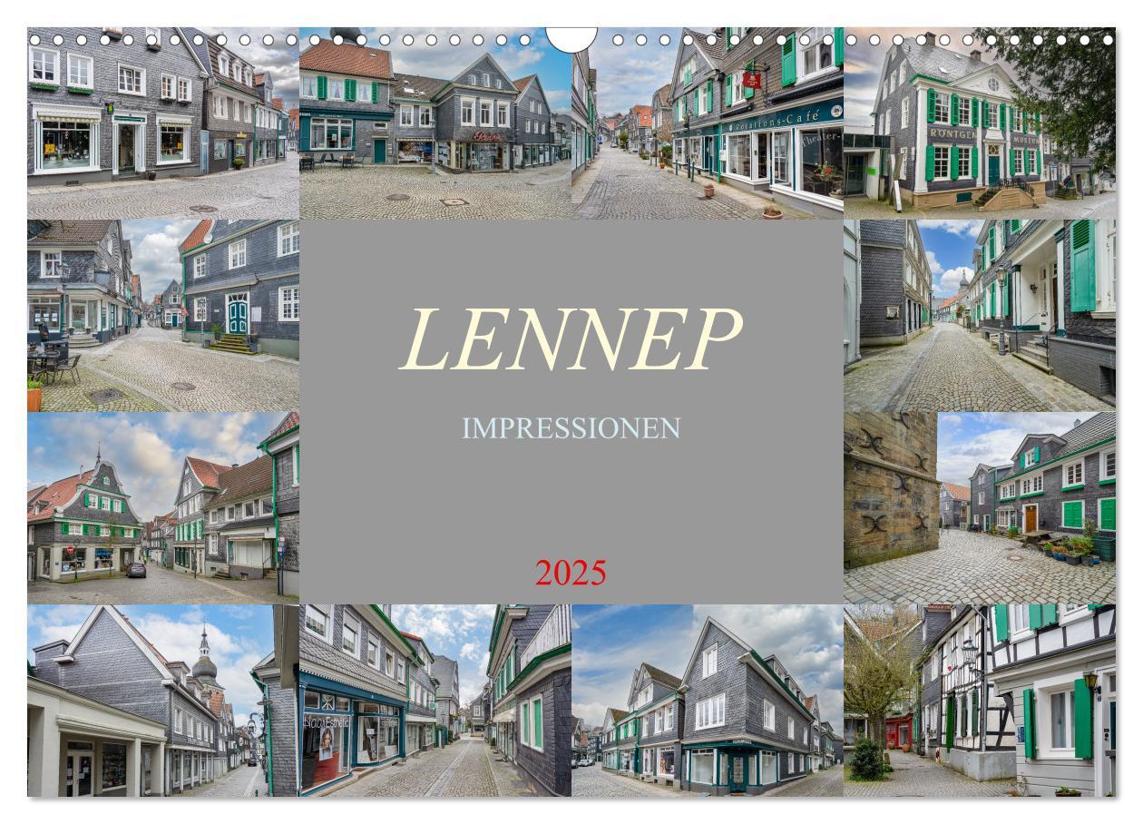 Cover: 9783383968358 | Lennep Impressionen (Wandkalender 2025 DIN A3 quer), CALVENDO...