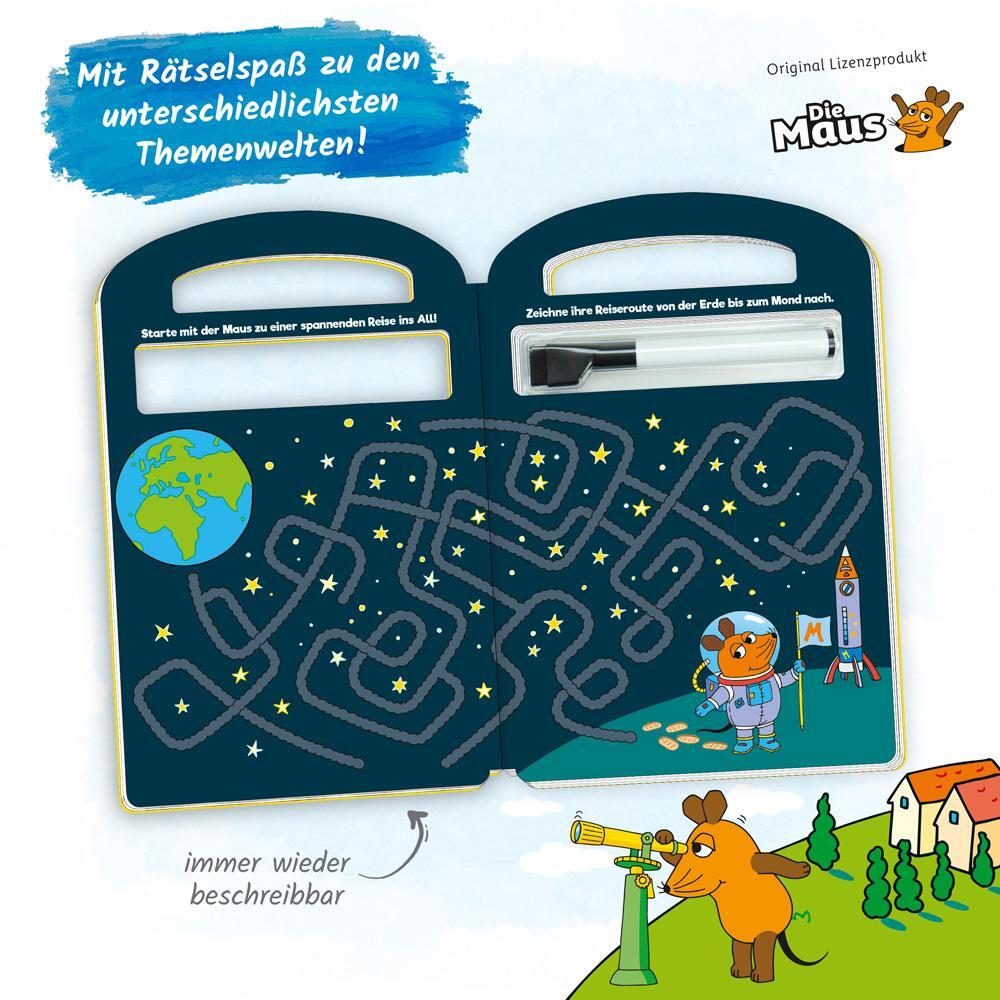 Bild: 9783965528789 | Trötsch Die Maus Schreib und wisch weg Pappenbuch Labyrinthe | Verlag