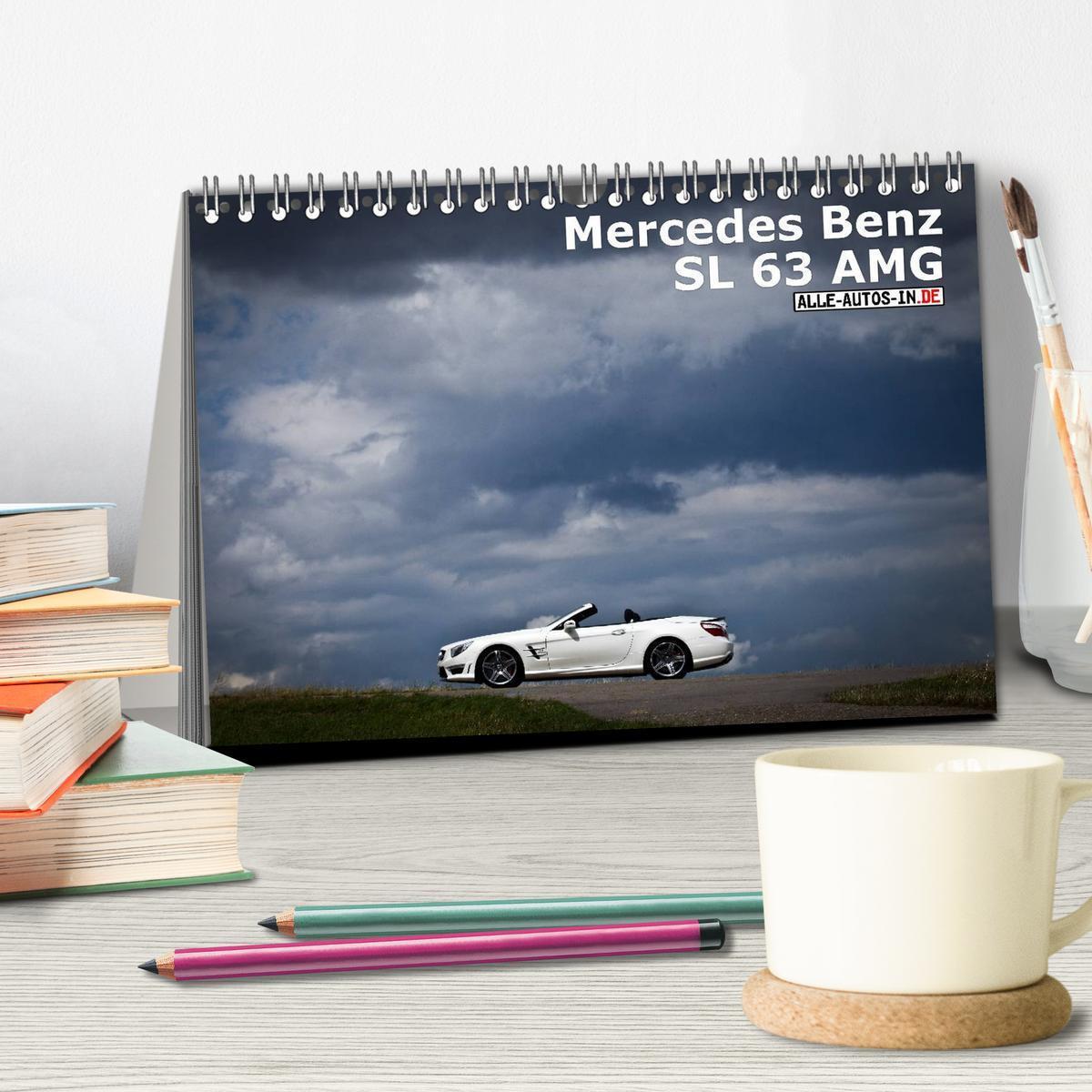 Bild: 9783435800490 | Mercedes-Benz SL 63 AMG (Tischkalender 2025 DIN A5 quer), CALVENDO...