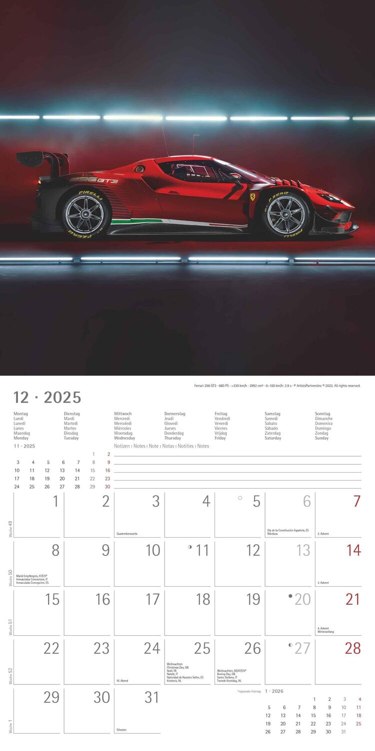 Bild: 4251732340957 | High Speed 2025 - Broschürenkalender 30x30 cm (30x60 geöffnet) -...