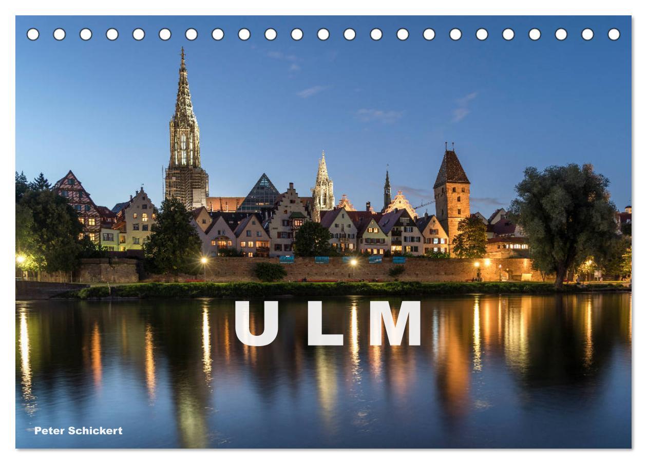 Cover: 9783435412945 | Ulm (Tischkalender 2025 DIN A5 quer), CALVENDO Monatskalender | 2025